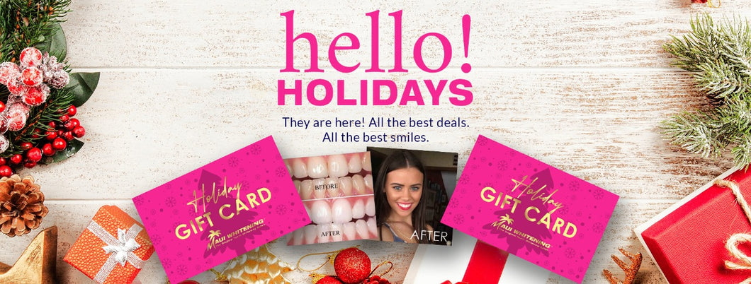 1 Hour Laser Teeth Whitening  Holiday Gift Card Bundle-   Gift Card (for Dayton, OH location only, Redeemable December 26, 2025 - December 25, 2026)