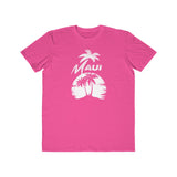 MAUI Unisex Lightweight Fashion Tee- Hot Pink